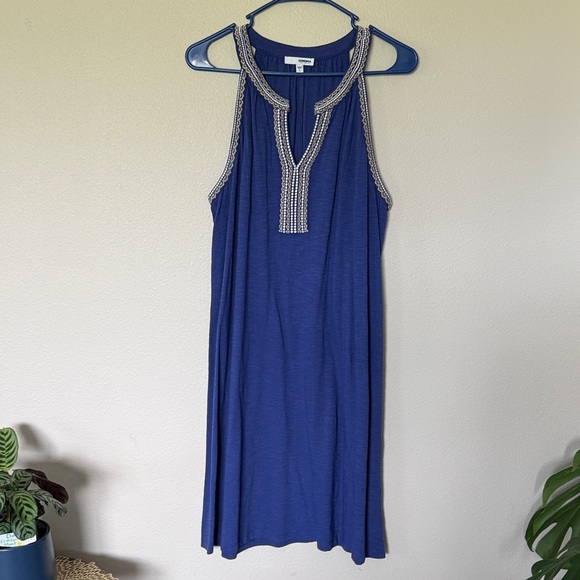 Sonoma Dresses & Skirts - Sonoma Blue Embellished Midi Dress, Size Large
